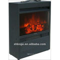 Portable / insert chimenea eléctrica de imitación decorativa de interior (con mantel)